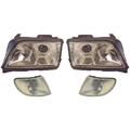 Halogen Scheinwerfer Set für Audi A6 4A C4 06.94-10.97 mit Blinker