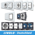 Glas Touch Lichtschalter Wandschalter Steckdose Dimmer Wechselschalter Taster