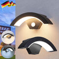 LED Wandlampe IP65 mit Bewegungsmelder Sensor Deko Außenleuchte Wandleuchte 18W