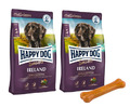 Happy Dog Supreme Sensible Hundefutter  Irland 2x12,5kg + MACED-Knochen 11 cm