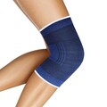 KNIEBANDAGE elastisch Blau Kniestütze Knieschoner Sportbandage Knie Bandage 3Var