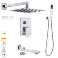30cm duschkopf regendusche unterputz duscharmatur set mit handbrause Duschsystem