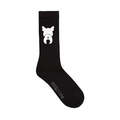 hundesocken herren damen socken · strümpfe weiß, schwarz tennissocken geschenk