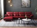 Design Wohnzimmer Lederpolster Ecksofa Eckcouch Couch Sofa L Form Wohnlandschaft