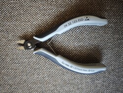 KNIPEX Präzisions-Elektronik-Seitenschneider ESD Spitzer Kopf Brüniert 2-K-Griff