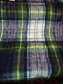 Glen Cree Schottland Plaid  120x195cm 100% Mohair, Karo mit Fransen Vintage
