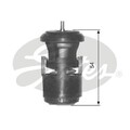 Gates Thermostat, Kühlmittel TH14787G1 für AUDI SEAT SKODA VW