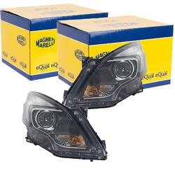 2x MAGNETI MARELLI HALOGEN SCHEINWERFER SATZ passend für OPEL ZAFIRA LINKS+RECHT