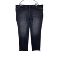 JACK & JONES + Passform Glenn Dunkelgrau Stretch Slim Fit Jeans W44 L32