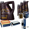 BOSCH Inspektionspaket 8 L MANNOL Extreme 5W-40 für BMW 3er Cabriolet 320i