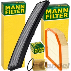 MANN FILTER INSPEKTIONSPAKET passend für BMW X3 E83 	xDrive 25 i/30i 2.5+3.0 si