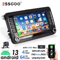 7" DAB+ 4+64G Carplay Android 13 Autoradio GPS Für 2 DIN VW GOLF 5 6 Passat Polo