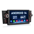 DAB+ Android14 Autoradio Für Fiat Grande Punto 2007-2012 Linea Apple Carplay GPS