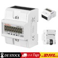 Stromzähler LCD Drehstromzähler Kalibriert 3-Phasen für DIN Hutschiene 4 Draht