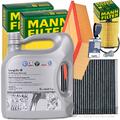 MANN FILTER-SET+5L ORIGINAL VW LL3 ÖL 2.0 TDI für TIGUAN PASSAT B8 AERTON KODIAQ