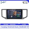 Android 14 Autoradio CarPlay GPS NAVI SWC FM DAB 2+64G Für VW Crafter 2017-2024