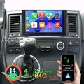 2+64G Android 14 Autoradio Navi GPS RDS Für VW T5 Multivan Transporter 2010-2015