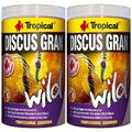 2x 1000 ml Tropical Wild Discus Gran Diskusgranulat Premiumfutter Zucht Wachstum