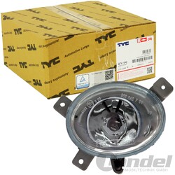 TYC NEBELSCHEINWERFER links mit Lampenträger passend für VOLVO S60