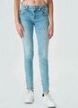 LTB Jeans Molly M Slim Fit Mid Rise Blau Used Skinny Denim Stretch Hose Pants