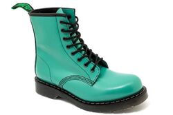Solovair Made in England 8 Eye Mint Hi-Shine Derby Boot S209A-S8-551-SMS-G