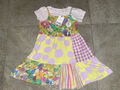 NEXT  Sommerkleid und T-Shirt im Set, Flieder, 2-teilig,  Gr. 98, Neu