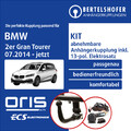 Für BMW 2er Gran Tourer Typ F46 07.2014-jetzt AHK abn. +13pol spez. E-Satz TOP