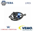 V20-72-0487 ABS SENSOR DREHZAHLFÜHLER HINTEN VEMO 2PCS NEU OE QUALITÄT