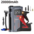 Auto KFZ Starthilfe Jump Starter 20000mAh Powerbank Kompressor Luftpumpe Notfall