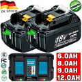 2x BL1830 12Ah ErsatzAkku Für Makita Akku 18V 6Ah 8Ah BL1860B BL1850B BL1830B