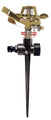 Impulsregner Rasensprenger Kreisregner Messing Sprinkler Regner Metallnadel 360°