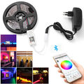 5m-20m RGB LED Stripe Streifen WIFI/Bluetooth iOS Android Controller Netzteil