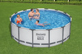 Bestway® Steel Pro MAX™ Frame Pool Komplett-Set mit Filterpumpe Ø 427 x 122 cm, 