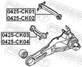 Querlenker Hinterachse rechts 0425-CK04 FEBEST für MITSUBISHI CARISMA COLT V