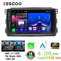 9" Für Smart Fortwo 451 2005-2010 2+64GB Android13 Autoradio GPS Navi BT Carplay