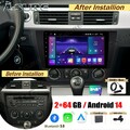 DAB+ 64G Android 14 Autoradio Apple Carplay RDS Navi für BMW 3er E90 E91 E92 E93