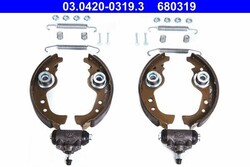ATE Bremsbackensatz 03.0420-0319.3 für FIAT ABARTH LANCIA AUTOBIANCHI