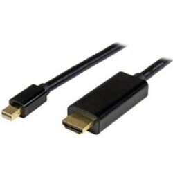 MDP2HDMM1MB StarTech.com 1m Mini DisplayPort auf HDMI Konverterkabel 4K 1 m  ~D~