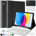 Bluetooth Tastatur Hülle Maus Mit Stifthalter für iPad 10/9/8/7 Air 6/5/4 Pro 11