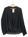 comma, Damen Bluse Langarm Strukturmuster Schwarz Gr. 44 Business