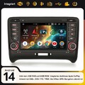 4GB+64GB Acht-Kern Android 14.0 DAB+ Autoradio Navi Für Audi TT CarPlay Wifi USB