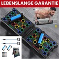 24-in-1 Liegestützebrett Push Up Board inkl. Widerstandsbänder Liegestütze Brett