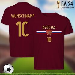 EM Europa Meisterschaft 2024 Fußball Fan Trikot T-Shirt Name & Zahl DeutschlandDeutschland Türkei Polen Italien Kroatien Holland