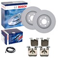 BOSCH BREMSSCHEIBEN + BELÄGE HINTEN passend für BMW 1er 2er F20 F21 F22 F23