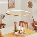LED Messing/weiß Ess Wohn Zimmer Beleuchtung Hänge Lampe Pendel Leuchten modern