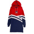 GANT Marineblau Retro Schild Kapuzenpullover Kleid Eu S