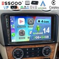 DAB+ Autoradio 2+64G Für Mercedes ML/GL Klasse W164 X164 GPS Nav BT Carplay WIFI