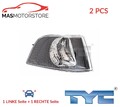 BLINKER BLINKLICHT BLINKLEUCHTE TYC 18-0114-21-2 2PCS I FÜR VOLVO S40 I,V40