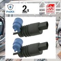 2x ORIGINAL® Febi Bilstein Waschwasserpumpe, Scheibenreinigung für VW Golf IV