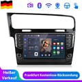 Autoradio Android 13 Carplay GPS Navi SWC BT DAB+ Für VW Golf VII MK7 2013-2020